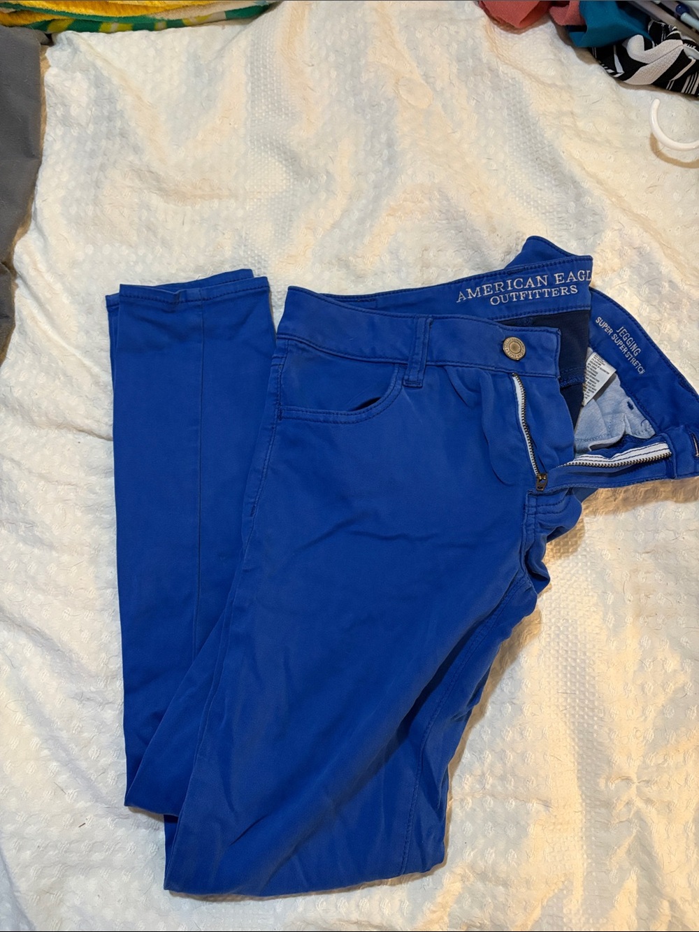 American Eagle Outfitters Bright Royal Blue Jeggings